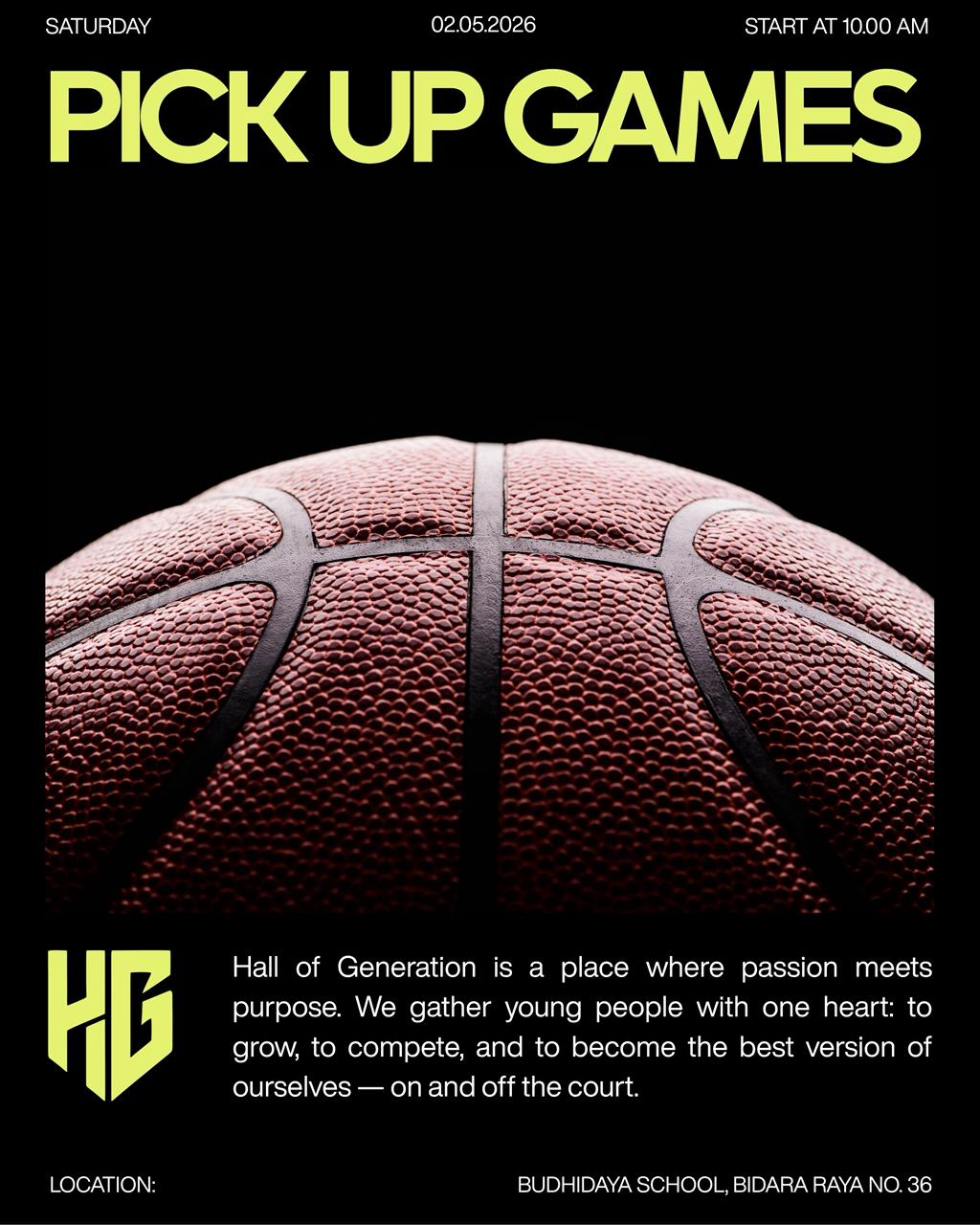Hall of Generation — Pick Up Games